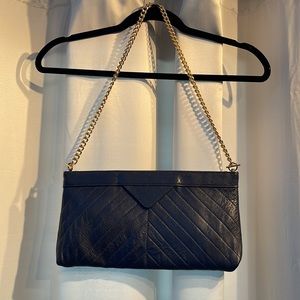 Ande Vintage Navy Leather Purse